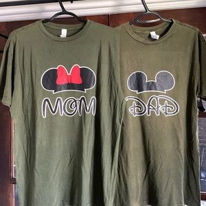 Brand New Dad and Mom Tshirt, Mickey Minnie Shirts, Matching Shirts